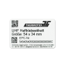 UHF Klebeetikett